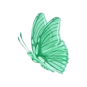 Emerald Crystal Butterfly